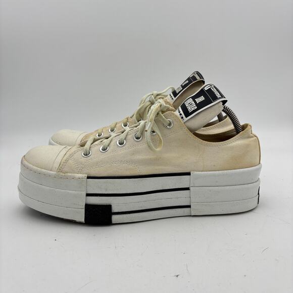 Converse DRKSHDW DBL DRKSTAR Ox Rick Owens Platform Shoes Men's 11 - Picture 5 of 16